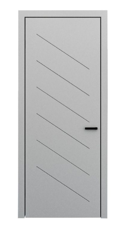 Baltos ergonomiškos vidaus dažytos durys Sky 3