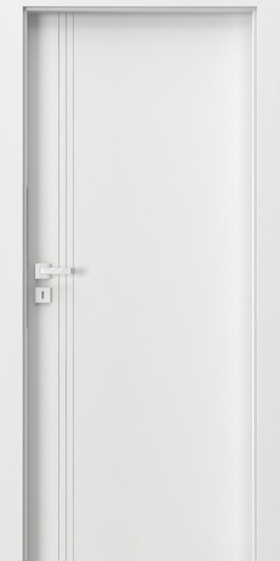 Dažytos baltos vidaus durys ergonomiškos VECTOR B